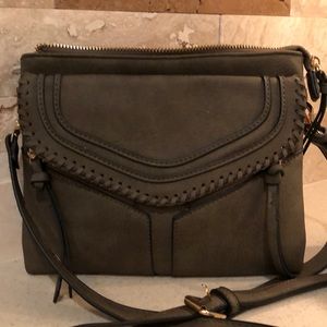 Deep olive green crossbody